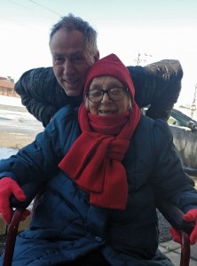 Mom, Old Man Winter & Me